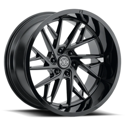 PRE ORDER | RAISED WHEEL | 801 | Gloss Black Milled