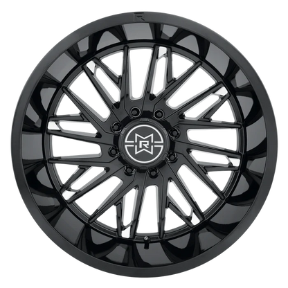 PRE ORDER | RAISED WHEEL | 801 | Gloss Black Milled