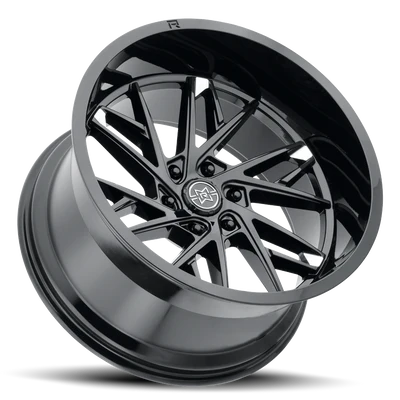 PRE ORDER | RAISED WHEEL | 801 | Gloss Black Milled