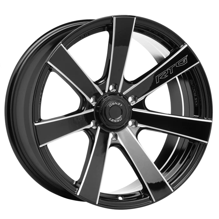 LENSO RT-G Gloss Black Milled – Gas Wheels & Tyres