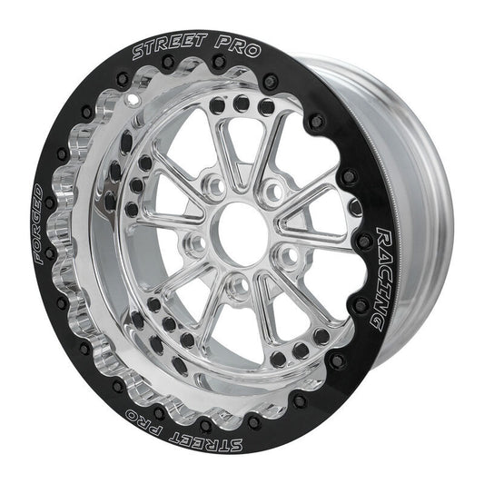 Street Pro 009 Series Forged Wheel Polished Rear Beadlock