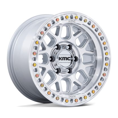 KMC GRS KM549 Gloss Silver Machine Face