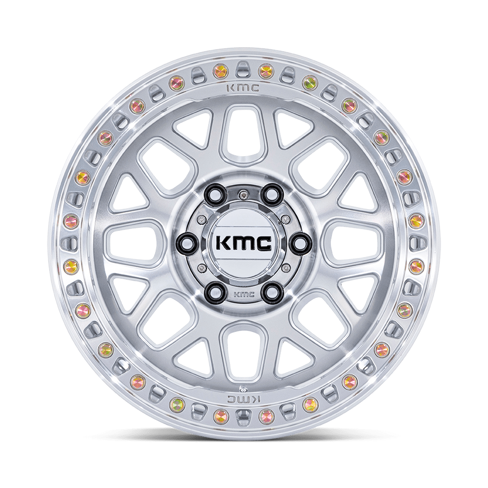 KMC GRS KM549 Gloss Silver Machine Face