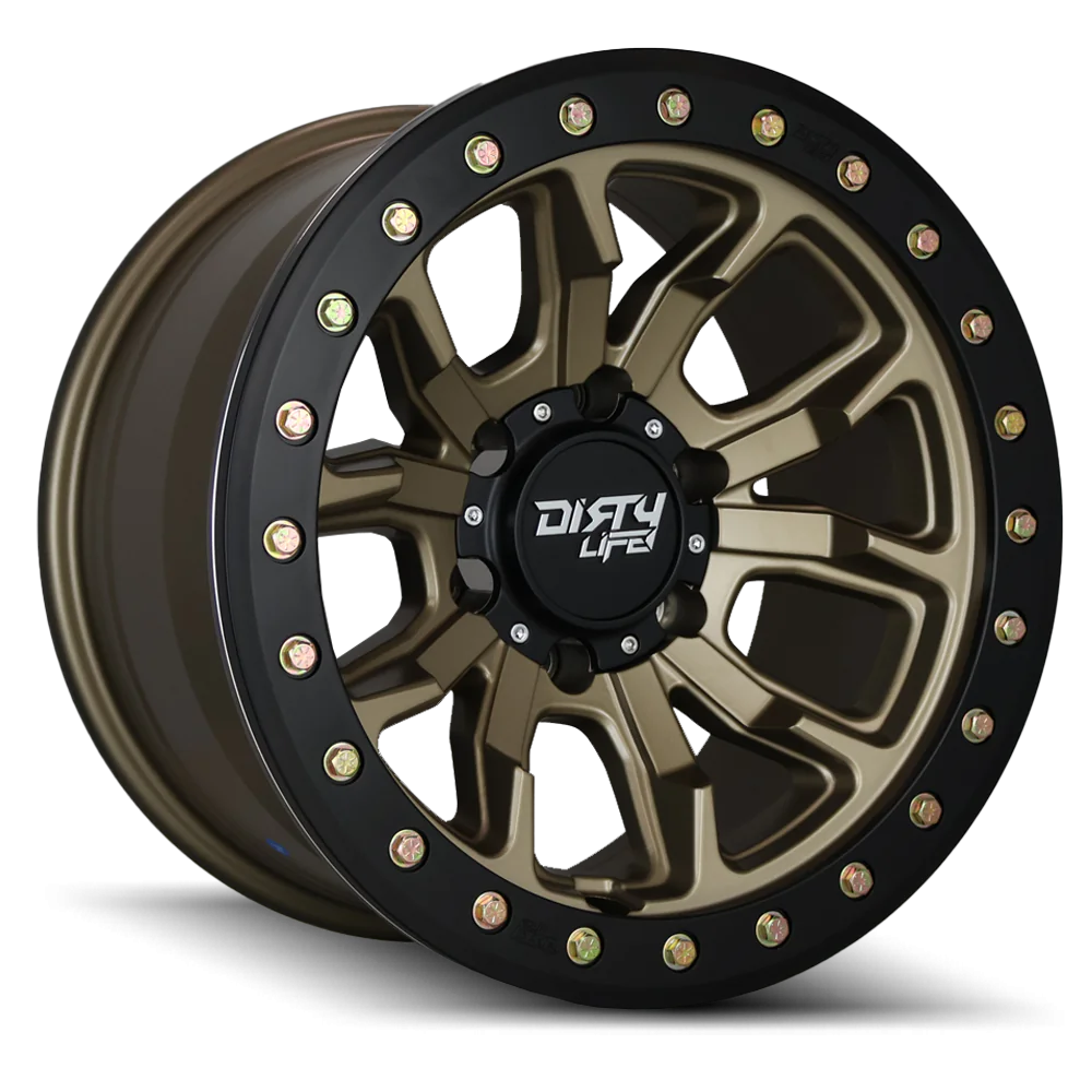 DIRTY LIFE DT1 Satin Gold Black Lip – Gas Wheels & Tyres